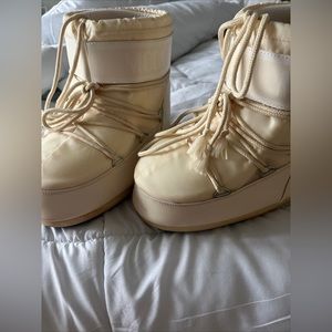 Worn outside once, missing a tag.